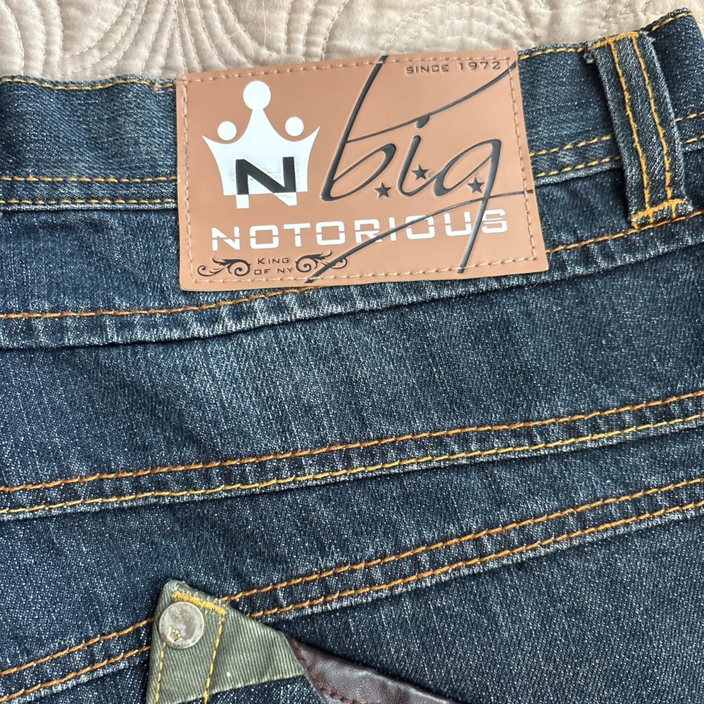 Denim Co. Men's Straight Leg Jeans in Deep Blue - Picture 5 of 7